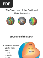 The Structure of The Earth and Plate Tectonics