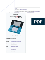 Nintendo 3DS Line Info