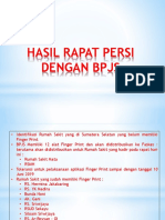 Hasil Rapat Persi Dengan Bpjs