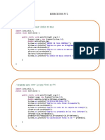 Ejercicios de programación Java