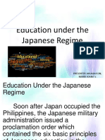 Education Under Japanese Regime Philippines