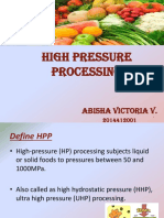 High Pressure Processing Power Point Presentations