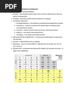 Phonetics & Phonology 