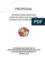 Contoh Proposal DAK Rehab Ruang Kelas