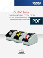 QL-800 Series: Professional Label Printer Range