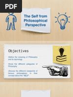 The Self From Philosophical Perspective