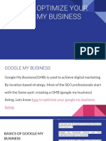 How To Optimize Your Google My Business