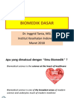 BIOMEDIK DASAR Mata Kuliah - DR - Inggrid