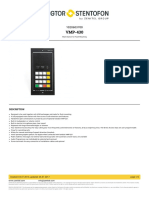 Zenitel - VMP-430 - 1020603700 PDF