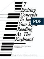 Concepts To Improve Sight Reading