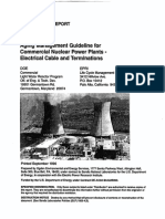 Aging Management Guideline For Cable and Terminations