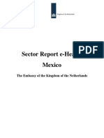 Sector Report E-Health Mexico Oktober 2014