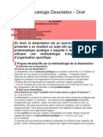 Méthodologie Dissertation - Droit