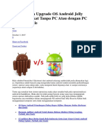 Cara Mudah Upgrade OS Android Jelly Bean Ke Kitkat Tanpa PC Atau Dengan PC Paling Praktis