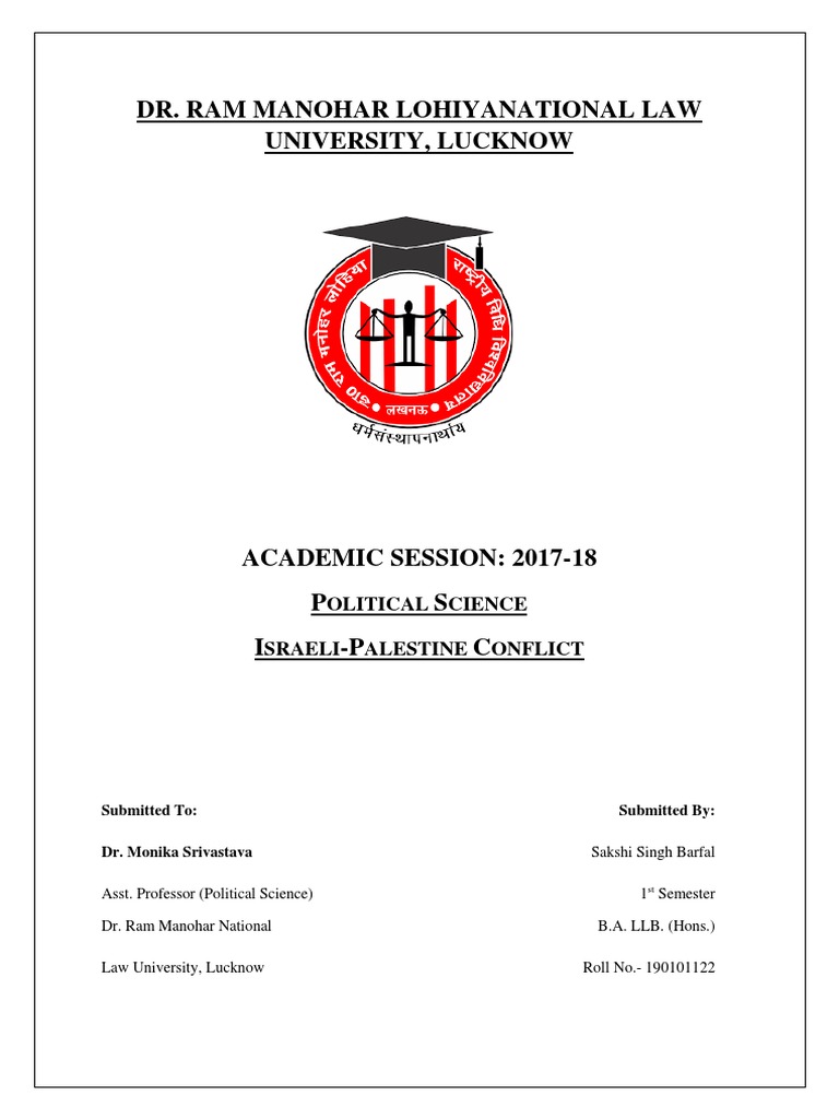 Political Science Project | PDF | Palestine Liberation Organization ...