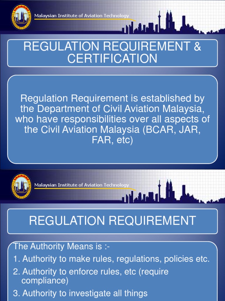 11. Regulatory Requirement Aviation Aerospace Free 30day Trial