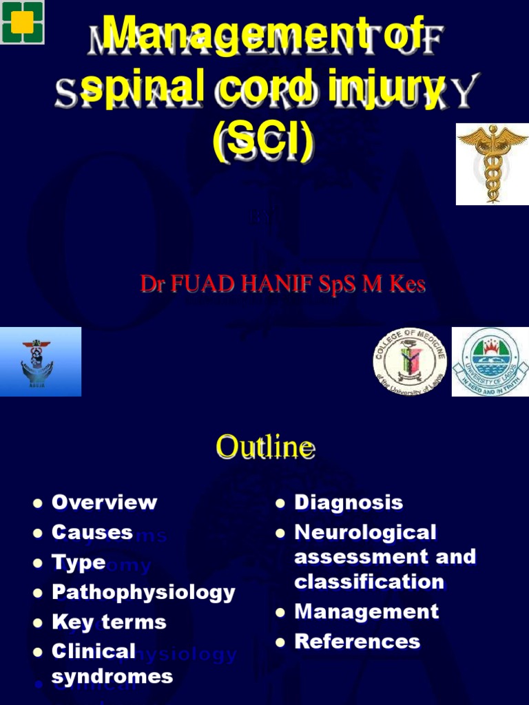 Spinal Cord Injury Management Guide | PDF | Spinal Cord Injury | Spinal ...