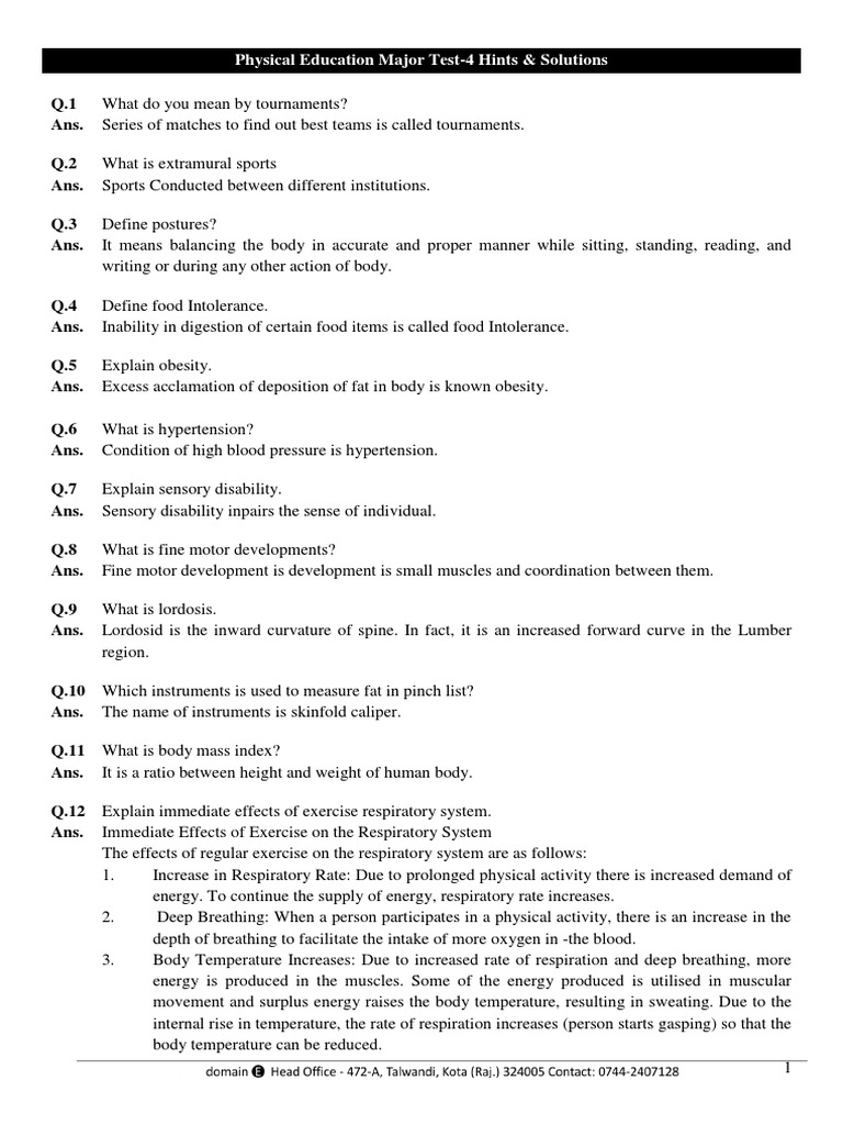 physical-education-solution-physical-education-major-test-4-pdf