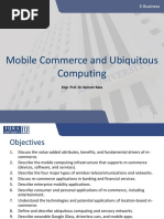 Mobile Commerce and Ubiquitous Computing: E-Business