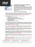 Innovation4resilience - Concept Note Template Component 1