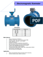 Electromagnetic Flowmeter: Main Features