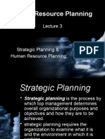 HR Planning & Strategic Planning