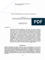 Reaction - Mechanism OF ADMIXTURE BY P - PAULINI PDF