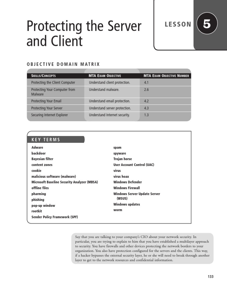 Server and Client Security Essentials | PDF | Malware | Computer Virus