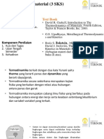 Termodinamika Material (3 SKS) : Text Book