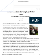 Batu Belah Batu Bertangkup (Malay Story)
