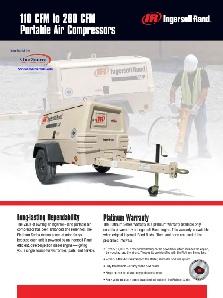 Ingersollrand P260WIR | PDF | Engines | Motor Vehicle