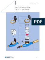 MULTI JET Water Meter M 1 "-112 756 09