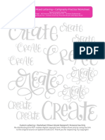 Mixed Lettering Worksheet CREATE