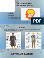 Safety Programs in Nuclear Power Plant: - Human - System - Environment