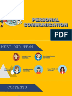 Personal Communication