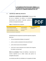 Aplicación de Las Buenas Practicas Del Pmbok a La Iniciación