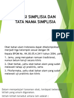 Definisi Simplisia Dan Tata Nama Simplisia