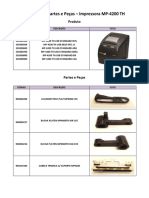 Parts Manual Bematech mp4200th