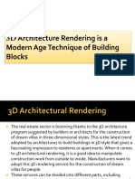 3D Architecture Rendering Is A Modern Age Technique of Building Blocks