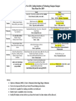 Hall of Residence No.-GH-1 Mess Menu Nov-2019