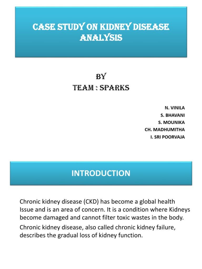 Kidney Disease Analysis Case Study | PDF | Statistical Classification ...