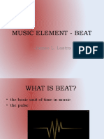 MUSIC ELEMENT - BEAT and TEMPO