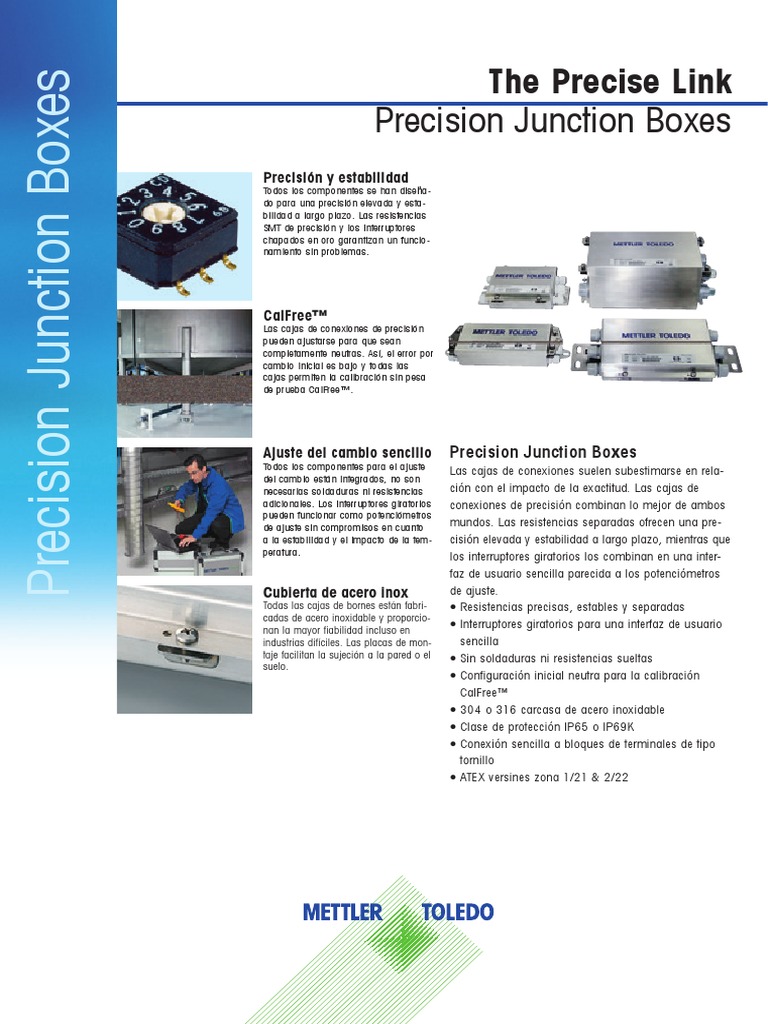 DataSheet Precision Junction Boxes | PDF | Rieles | Materiales