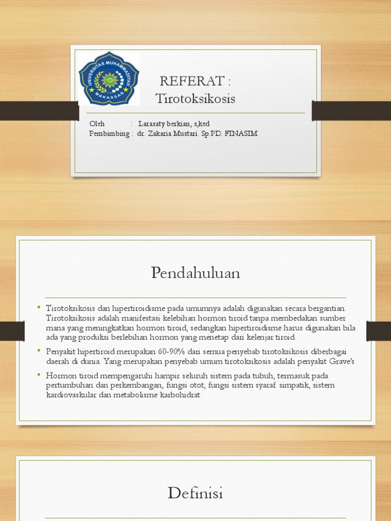 Tirotoksikosis | PDF