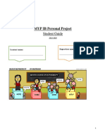 Personal Project IB Handbook