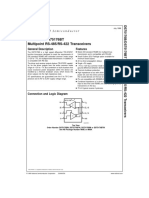 DS75176B/DS75176BT Multipoint RS-485/RS-422 Transceivers: General Description Features