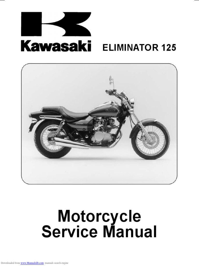 Eliminator 125 Service Manual | PDF | Exhaust Gas | Bearing
