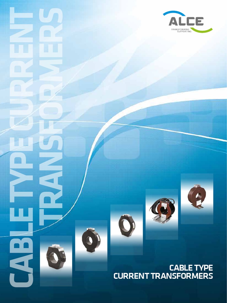 ALCE Cable Type Current Transformers Download Free PDF Transformer