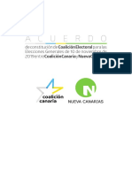 Manifiesto de Coalición Canaria y Nueva Canarias