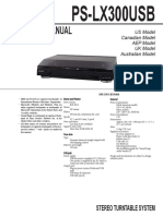 Sony PS-LX300USB User Manual